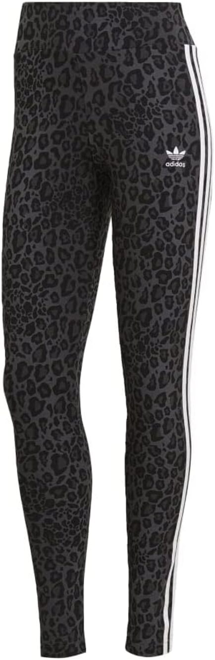 NEW adidas Originals Womens Animal Print Leggings Black HB4769 Size XSmall